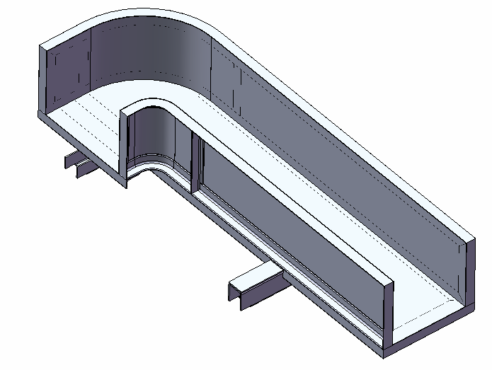 Voda pro toto kolo bude odebírána z přívodu otvorem o velikosti 400 x 93 mm a to pomocí malého ručně ovládaného stavítka, které je podrobně popsáno níže.