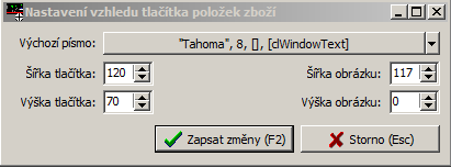 Barva pozadí celé obrazovky nastavuje se v ovládacím okně uprostřed obrazovky, záložka Nastavení.