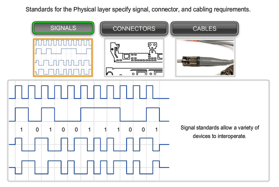 Fyzická vrstva (Physical layer) První vrstva modelu vrstvové síťové architektury (OSI model) Převod proudů bitů