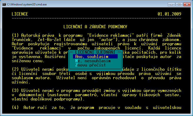 2.2 INSTALACE Z DOS INSTALÁTORU Modul je možno instalovat z flashdisku, z CD nebo z adresáře na pevném disku. Instalaci spustíte z instalačního adresáře příkazem REKLAM, případně RE- KLAM.EXE.