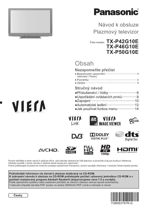specifikace, bezpečnostní poradenství, velikost, příslušenství, atd.).