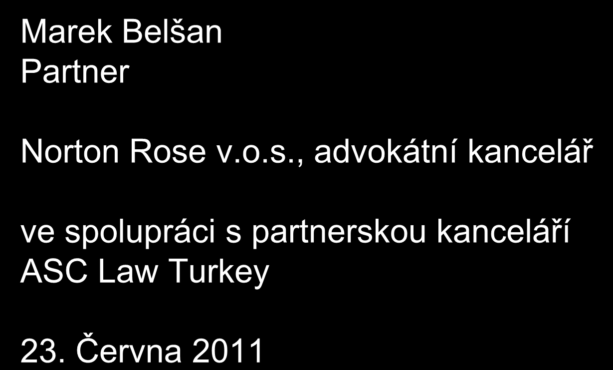 Marek Belšan Partner Norton Rose