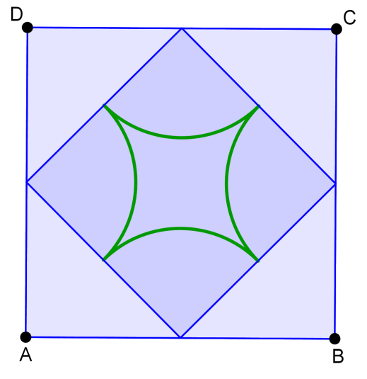 ÚKOL 4.1 Na obr. 4.0 nekonvexní mnohoúhelník. Představte si kružnici, která je do daného mnohoúhelníka vepsána a označme její poloměr.