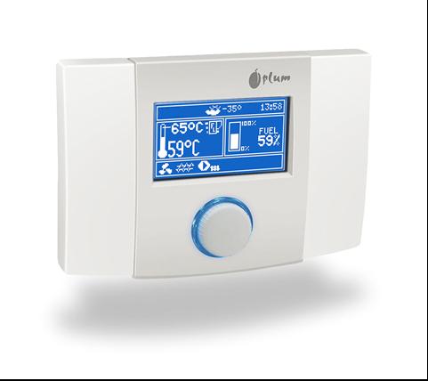 Dálkové ovládání s termostatem ecoster 200 verze 2 PRO REGULÁTORY