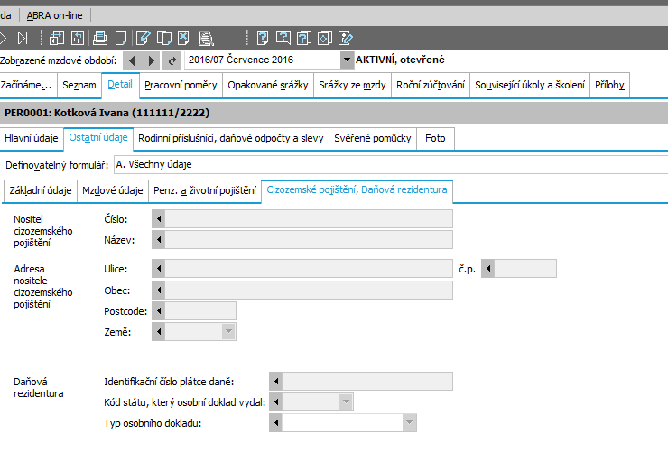 V sučasné dbě není na webu ČSSZ k dispzici nvé rzhraní pr frmulář pr rk 2016. Nasazení v testvacím prstředí na webu ČSSZ je přislíben začátkem rku 2016.