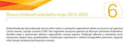 List 6 Rozvoj Královéhradeckého kraje 2014 2020 podpora spolupráce regionálních aktérů a navazování partnerských vztahů, podpůrné činnosti při předávání informací z úrovně národní, krajské a místní,