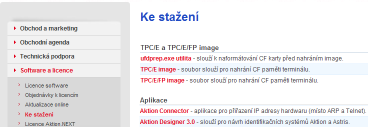 Aktion Connector Jednoduchá aplikace pro základní přiřazení IP adresy hardwaru Aktion. Verze 3.1 obsahuje nové funkce pro nastavení parametrů zařízení řady e-series. Novinky ve verzi 3.