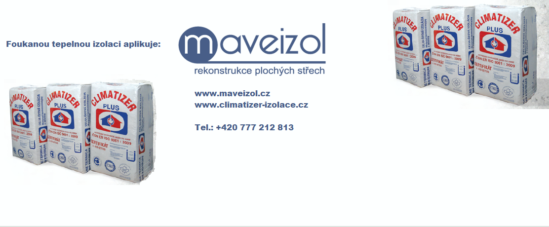 Již od roku 1991 dodáváme na český trh tepelnou a akustickou izolaci CLIMATIZER PLUS Technické parametry Úspora energie Součinitel tepelné vodivosti (dle způsobu aplikace) 0,038 W/mK Použití v