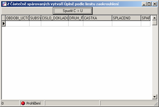 6.2.6.1. Účtování faktur Tato úloha provede znovu zaúčtování vybraných faktur výběr podle čísla nebo data vystavení.