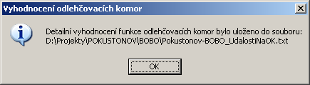 1.5 Zpracovat výsledky v objektech Položka menu Moduly BOBO Zpracovat výsledky v objektech zapisuje výsledky ze simulačního modelu do textového souboru název projektu_udalostinaok.txt (viz. Obr.