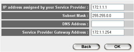 IP Address Info Fixed-IP xdsl. Vyplňte uživatelské jméno získané od poskytovatele služeb Internetu.