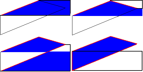 44. Pomocí DDA algoritmu určete souřadnice všech bodů, které vyznačíte při kreslení úsečky AB určené body A[, 2] a B[6, 4]. [, 2] [2, 2] [3, 3] [4, 3] [5, 4],[6, 4] 45.