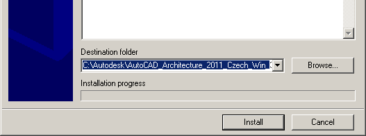 2. Instalace SW Zvolíme Install a proběhne rozbalení