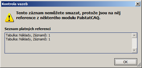 Nové záznamy, editace či rušení se provádí ovládacími tlačítky, editace prvků probíhá v mřížce. Informace z pomocných databází a číselníku je možné vytisknout či exportovat do Excelu. 4.2.