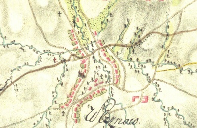 4.1 Tereziánský katastr V jednotlivých zemích nebyl zcela jednotný a v českých zemích zahrnoval veškerou půdu, jak poddanskou, tak panskou. (Bumba, 2007) 4.1.1 Třetí berní rula z roku 1748 (první tereziánský rustikální katastr) Obsahuje výsledek katastrálních prací z let 1713 1748.