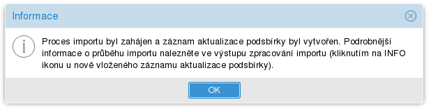 11 Import aktualizací z aplikace CESIK Jedná se o importy z aplikace CESIK, ve formě CSV souborů.