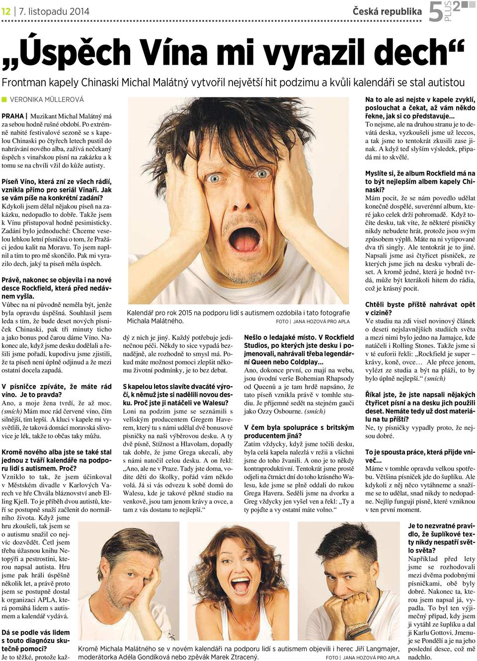 po extrémně nabité festivalové sezoně se skapelou Chinaski počtyřech letech pustil do nahrávání nového alba, zažívá nečekaný úspěch svinařskou písní na zakázku ak tomu se na chvíli vžil do kůže