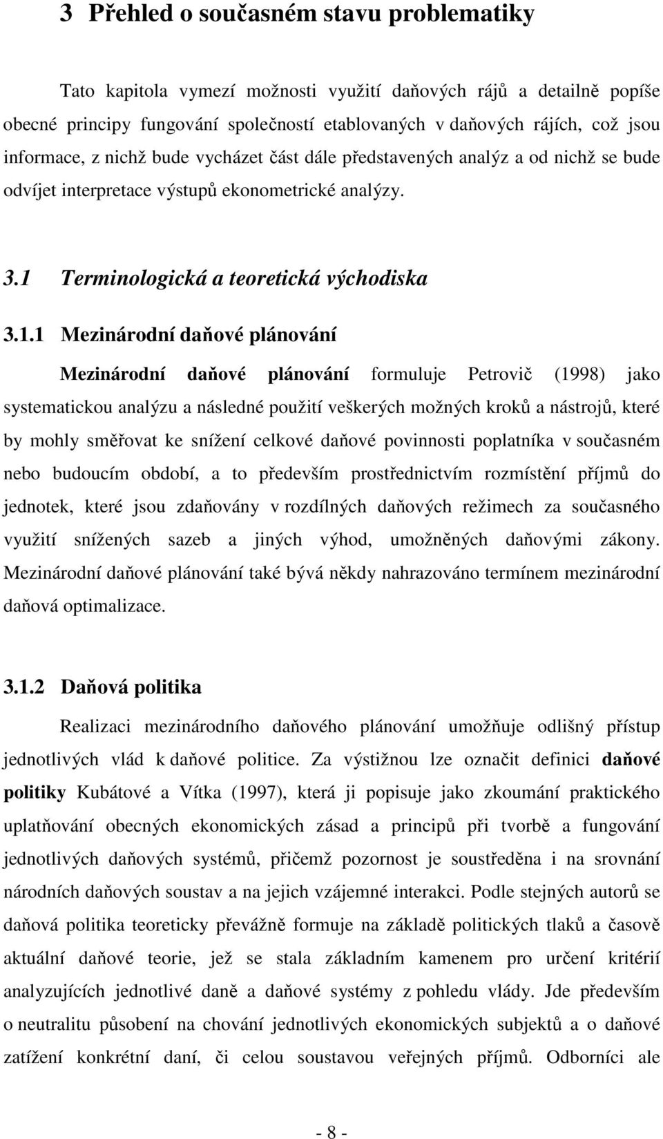 Terminologická a teoretická východiska 3.1.