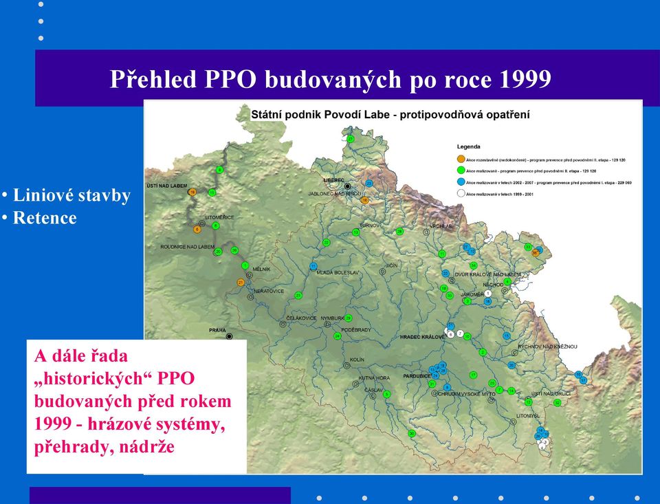 historických PPO budovaných před