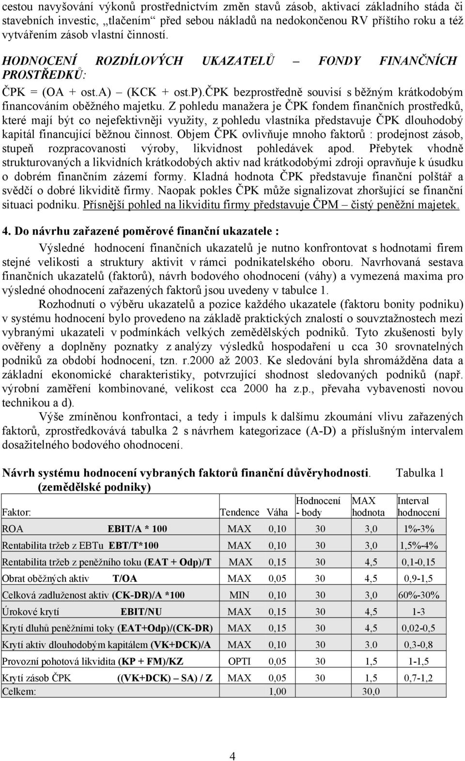 Z pohledu manažera je ČPK fondem finančních prostředků, které mají být co nejefektivněji využity, z pohledu vlastníka představuje ČPK dlouhodobý kapitál financující běžnou činnost.