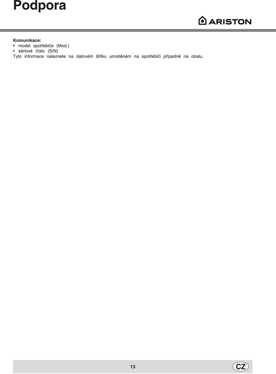 informace naleznete na datovém štítku