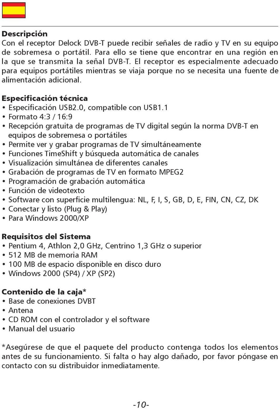 0, compatible con USB1.