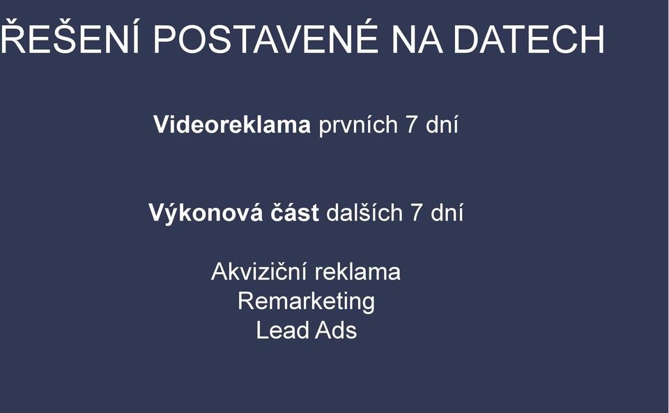 Výkonová část dalších 7 dní