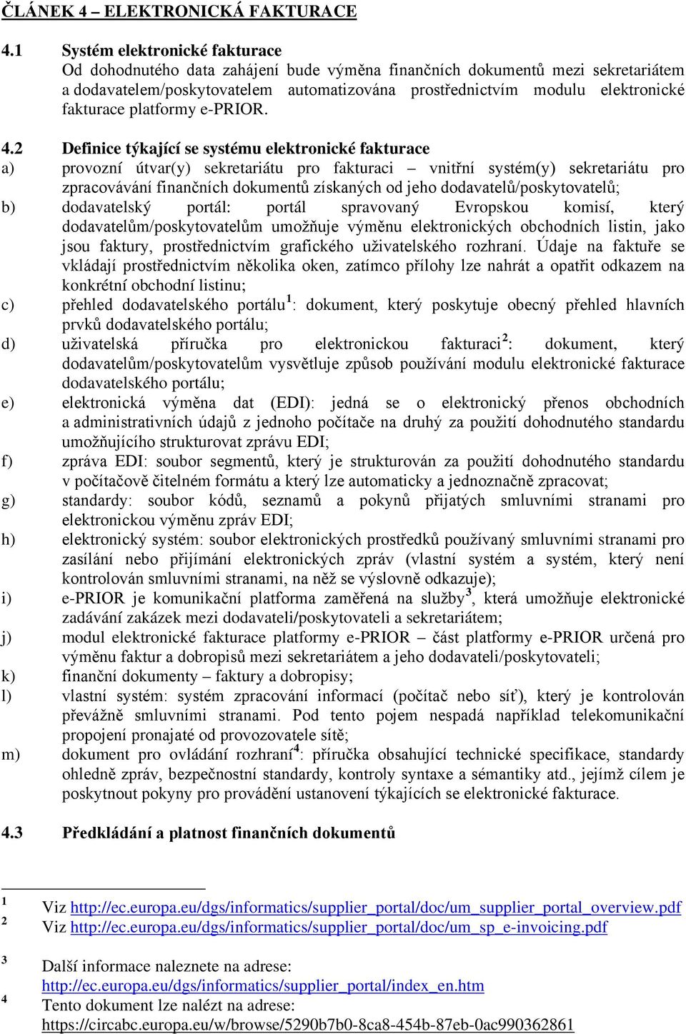 fakturace platformy e-prior. 4.