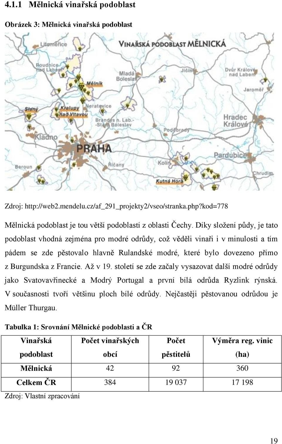 Díky složení půdy, je tato podoblast vhodná zejména pro modré odrůdy, což věděli vinaři i v minulosti a tím pádem se zde pěstovalo hlavně Rulandské modré, které bylo dovezeno přímo z Burgundska z