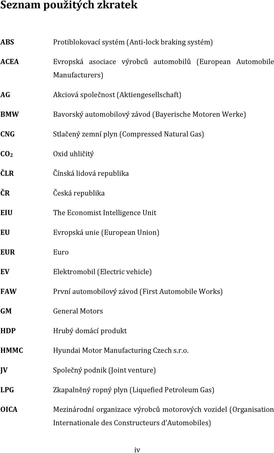 republika Česká republika The Economist Intelligence Unit Evropská unie (European Union) Euro Elektromobil (Electric vehicle) První automobilový závod (First Automobile Works) General Motors Hrubý