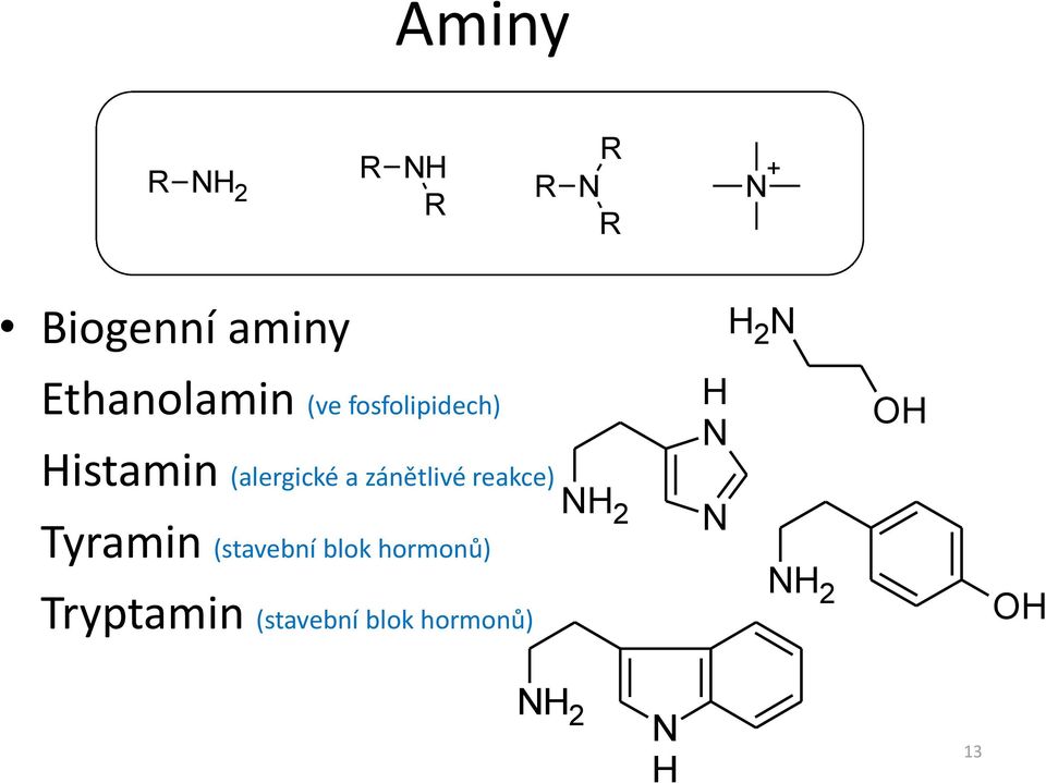 (alergické a zánětlivé reakce) Tyramin