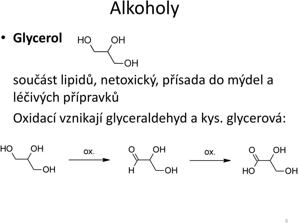 léčivých přípravků xidací vznikají