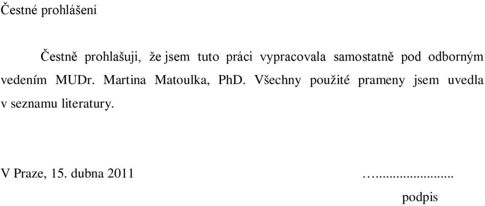 Martina Matoulka, PhD.