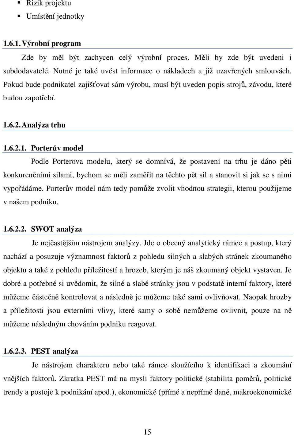 6.2. Analýza trhu 1.
