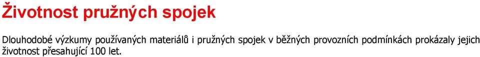 spojek v běžných provozních podmínkách