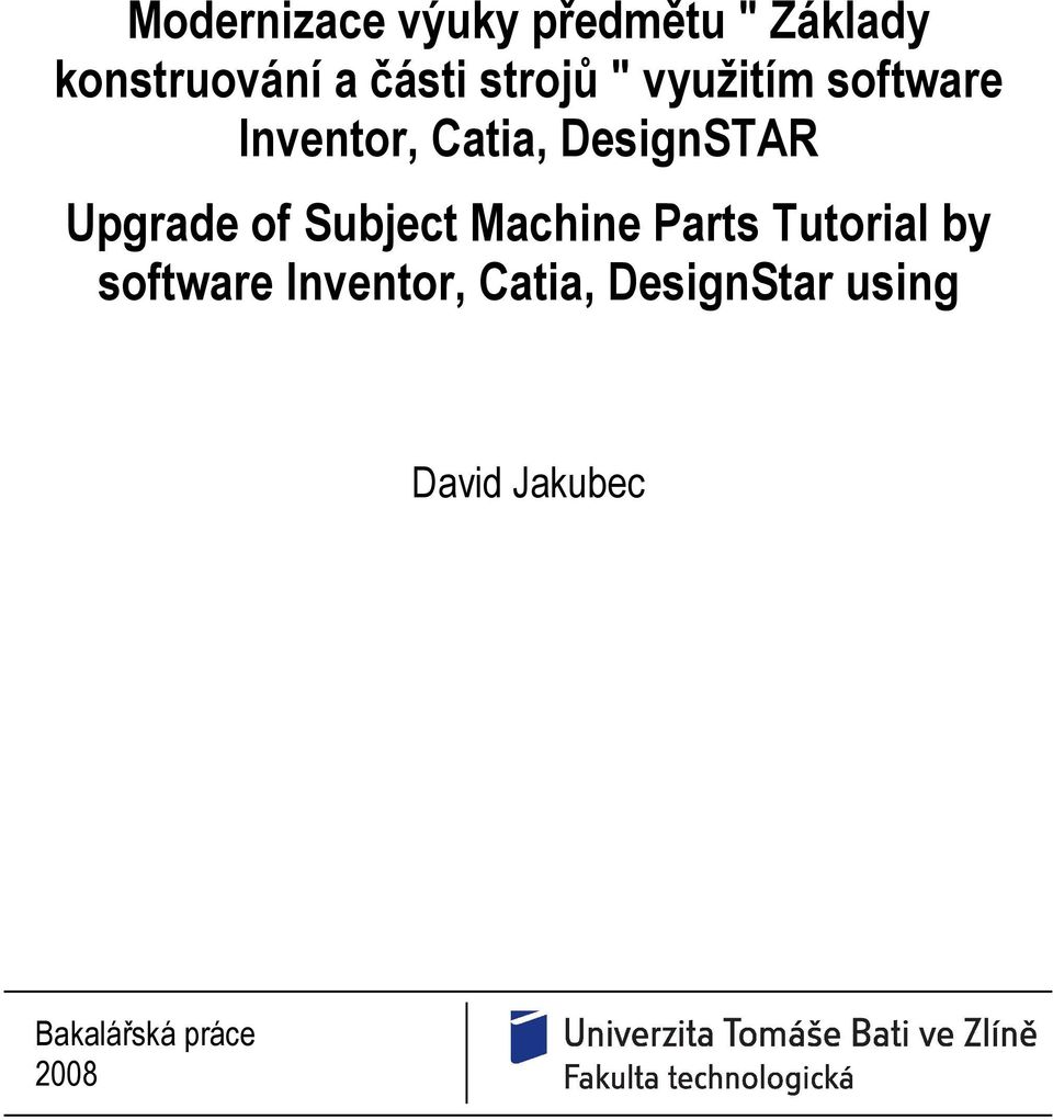 Upgrade of Subject Machine Parts Tutorial by software