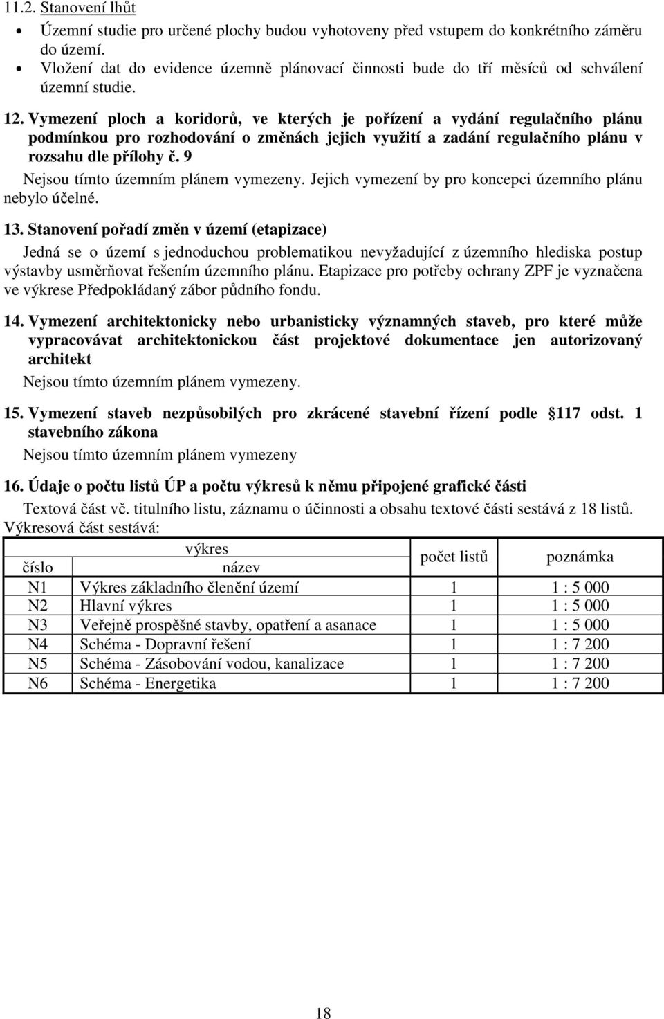 Vymezení ploch a koridorů, ve kterých je pořízení a vydání regulačního plánu podmínkou pro rozhodování o změnách jejich využití a zadání regulačního plánu v rozsahu dle přílohy č.
