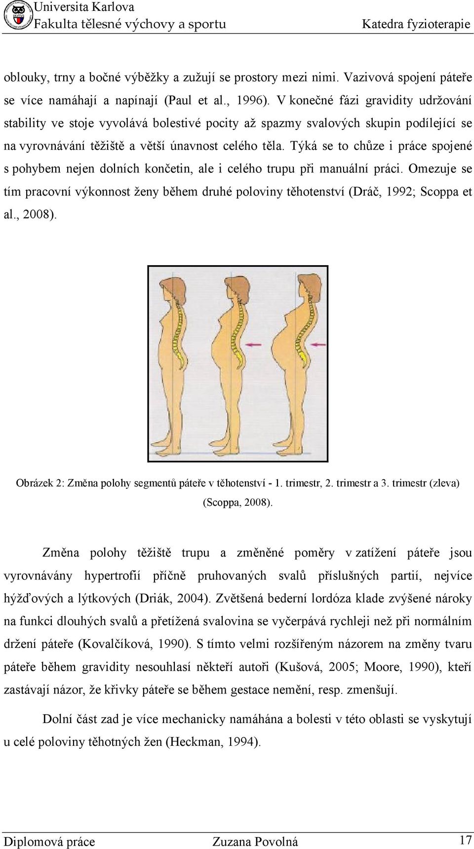 Týká se to chůze i práce spojené s pohybem nejen dolních končetin, ale i celého trupu při manuální práci.