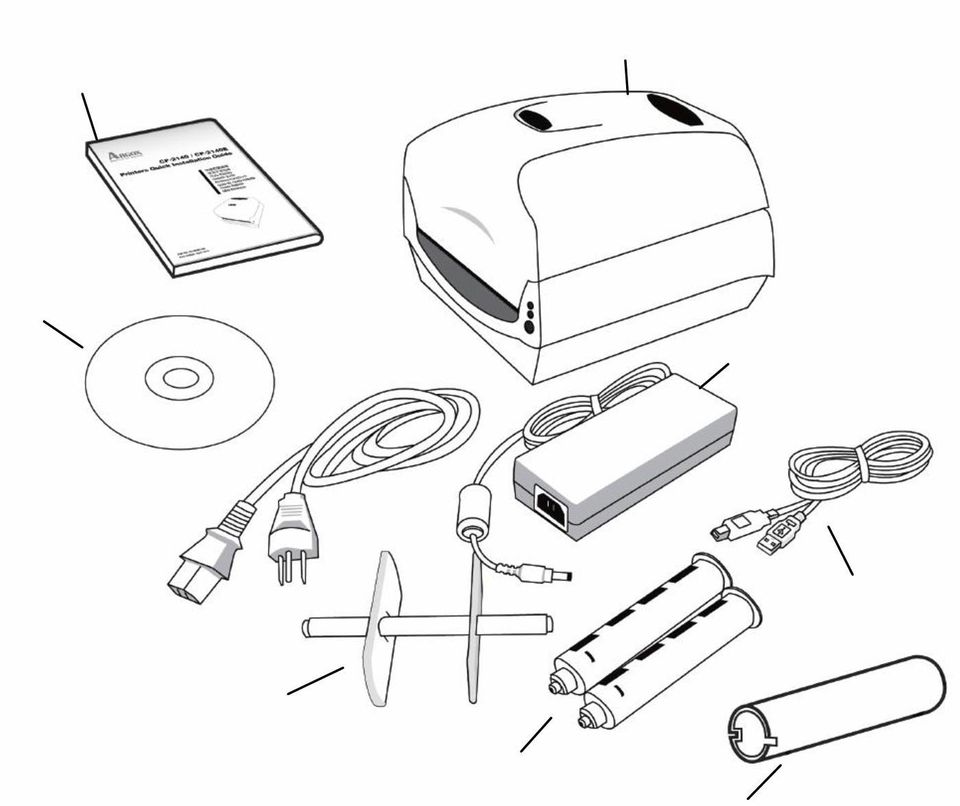 CD-ROM Zdroj USB kabel