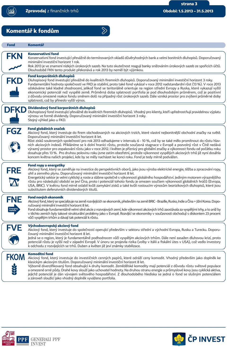 Dlouhodobě FKN tento produkt překonává a rok 2013 by neměl být výjimkou. Fond korporátních dluhopisů Dluhopisový fond investující převážně do kvalitních firemních dluhopisů.