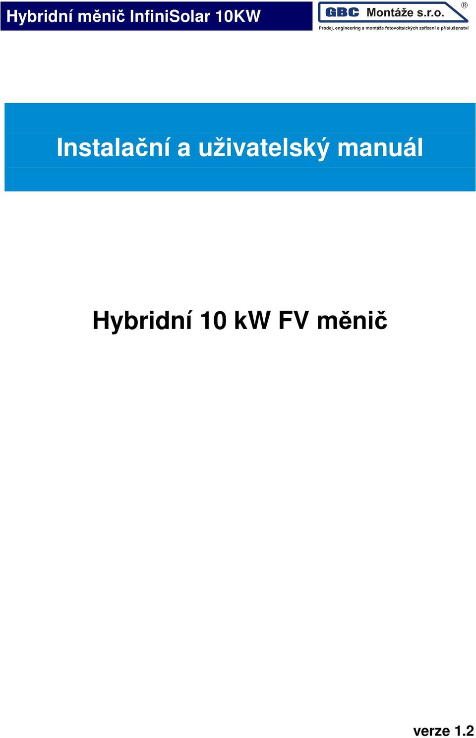 manuál Hybridní