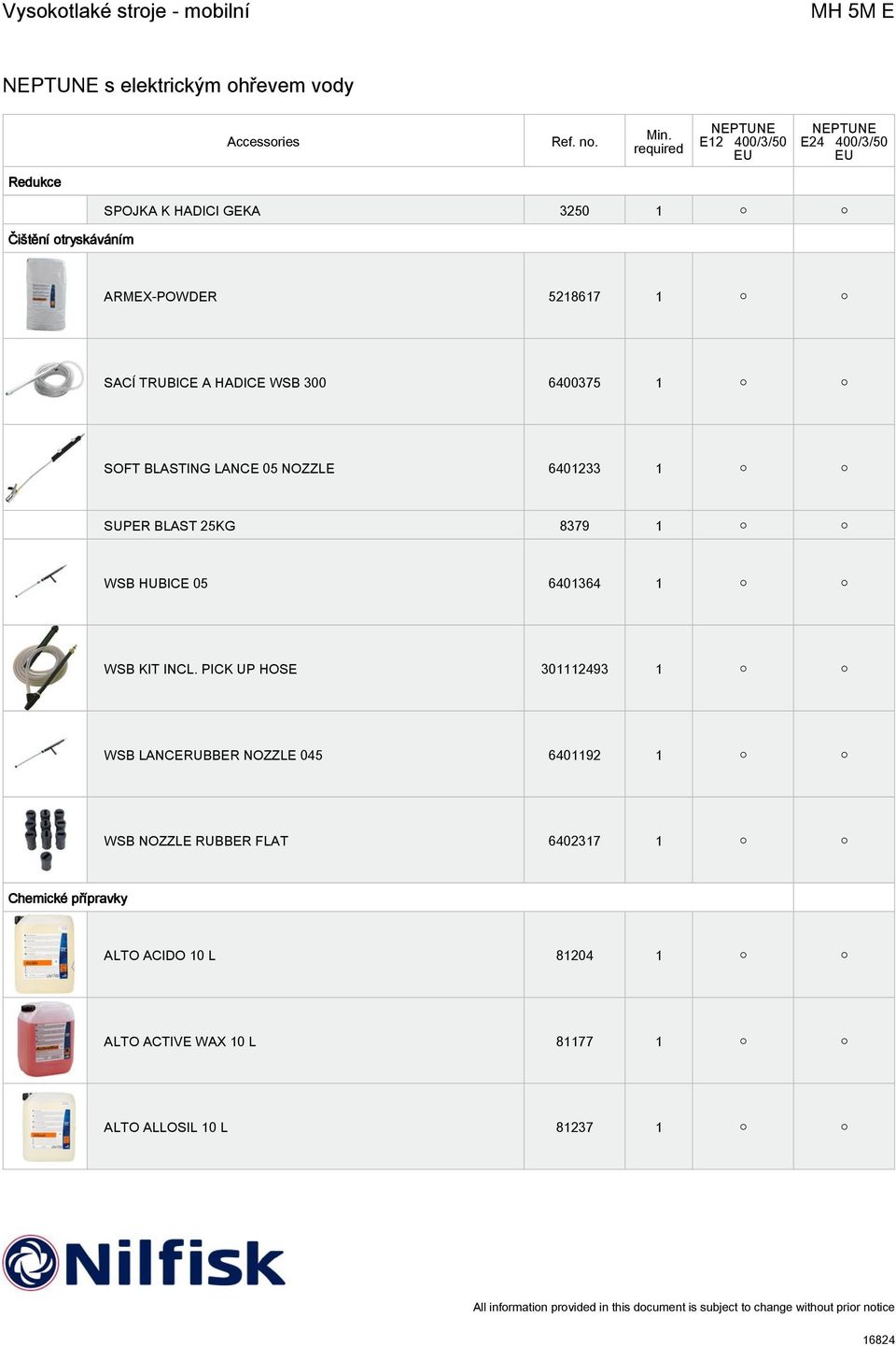 HUBICE 05 6401364 1 WSB KIT INCL.