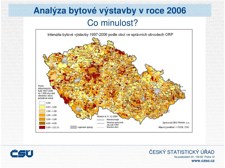 výstavby v