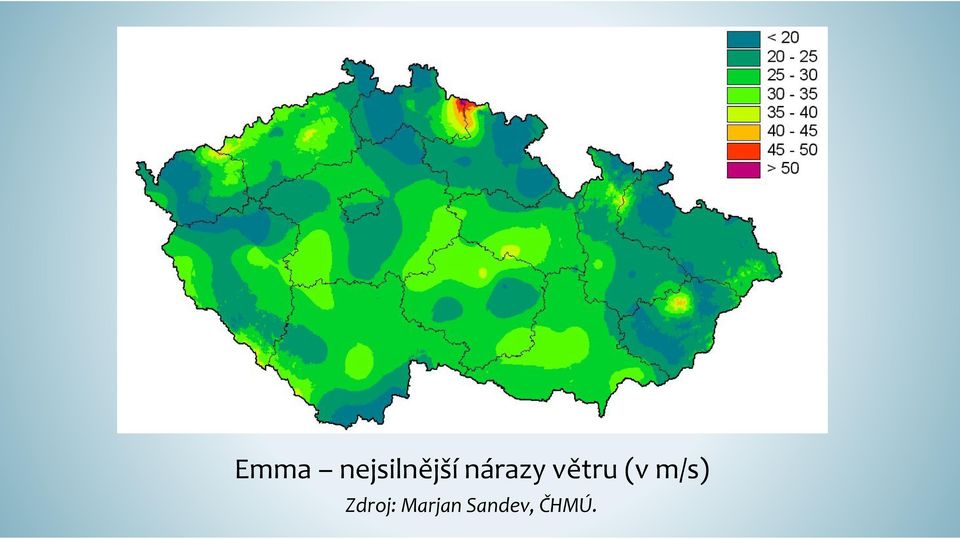 m/s) Zdroj: