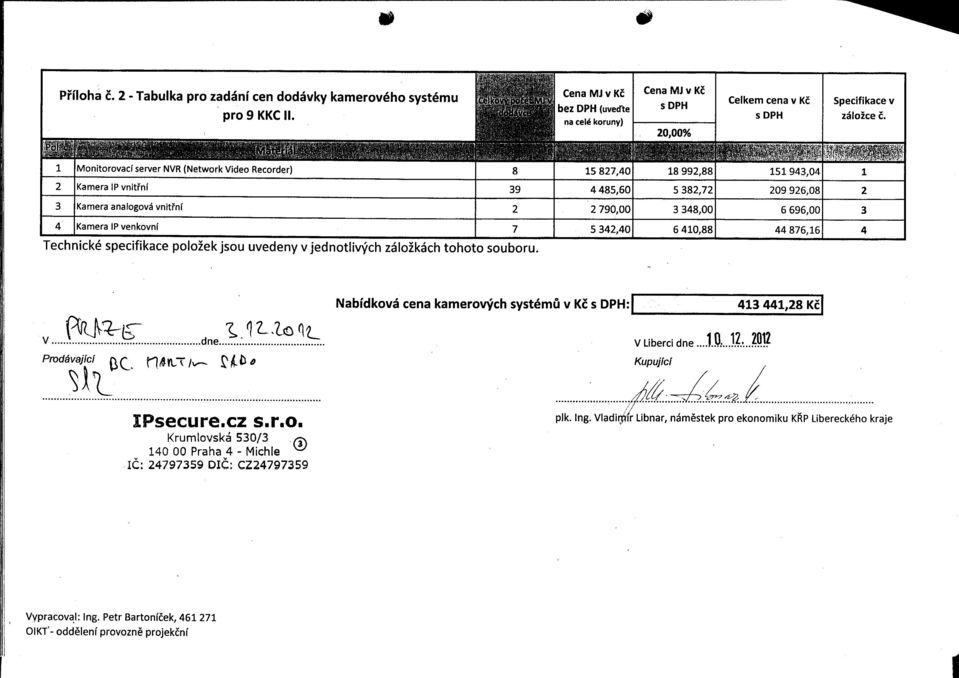 . V Liberci dne Kupujici IPsecure.cz s.r.o.