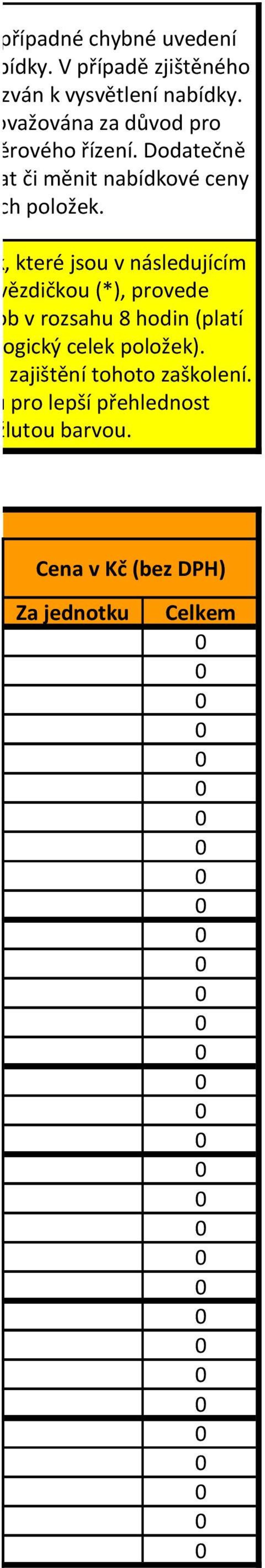 žek, které jsou v následujícím y hvězdičkou (*), provede osob v rozsahu 8 hodin (platí ku/logický celek
