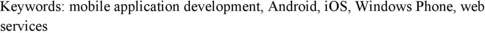 development,