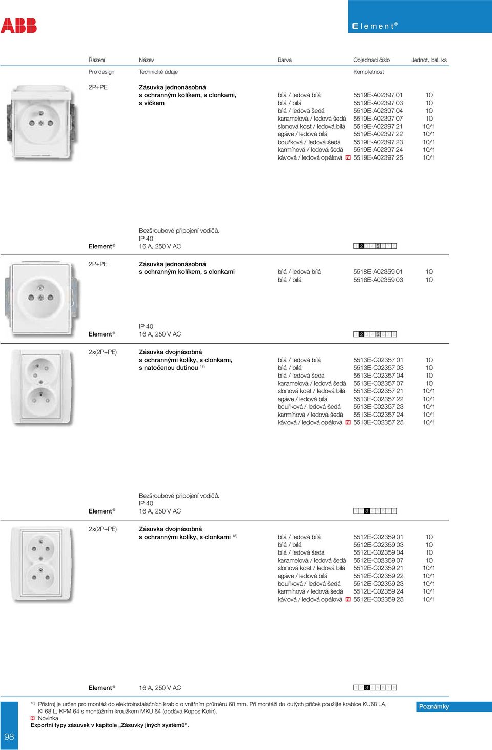 šedá 5519E-A02397 07 10 slonová kost / ledová bílá 5519E-A02397 21 10/1 agáve / ledová bílá 5519E-A02397 22 10/1 bouřková / ledová šedá 5519E-A02397 23 10/1 karmínová / ledová šedá 5519E-A02397 24