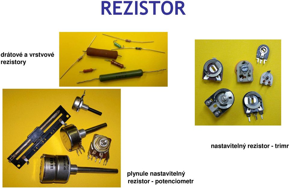 rezistor - trimr plynule