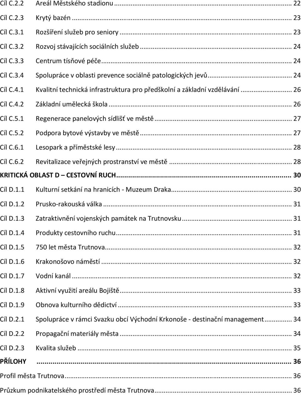 ..24 Kvalitní technická infrastruktura pro předškolní a základní vzdělávání...26 Základní umělecká škola...26 Regenerace panelových sídlišť ve městě...27 Podpora bytové výstavby ve městě.